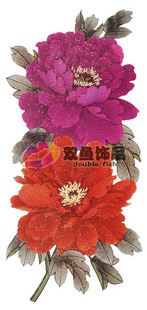 Tattoo Sticker Peony (Sold in per package of 30pcs)
