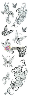 Tattoo Sticker Butterfly (Sold in per package of 40pcs)
