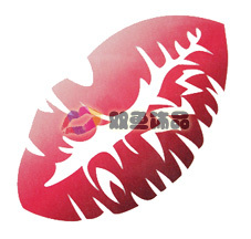 Tattoo Sticker Red Lips (Sold in per package of 80pcs)