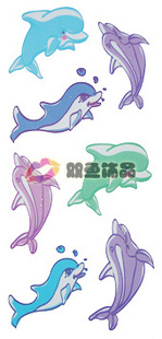 Tattoo Sticker Dolphin (Sold in per package of 40pcs)