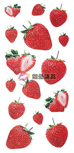 Tattoo Sticker Strawberry (Sold in per package of 40pcs)