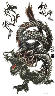 Tattoo Sticker Dragon (Sold in per package of 40pcs)