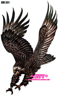 Tattoo Sticker Eagle (Sold in per package of 30pcs)