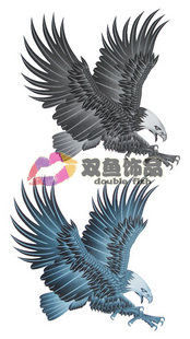 Tattoo Sticker Eagle (Sold in per package of 30pcs)