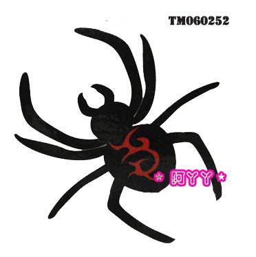 Tattoo Sticker Spider (Sold in per package of 80pcs)
