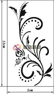 Tattoo Sticker Flowers (Sold in per package of 40pcs)