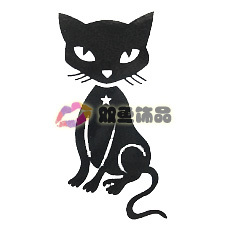 Tattoo Sticker Black Cat (Sold in per package of 80pcs)