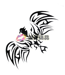Tattoo Sticker Eagle (Sold in per package of 50pcs)
