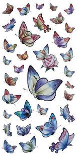 Tattoo Sticker Butterfly (Sold in per package of 40pcs)