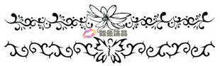 Tattoo Sticker Butterfly And Flower (Sold in per package of 40pcs)