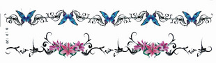 Tattoo Sticker Flower (Sold in per package of 40pcs)