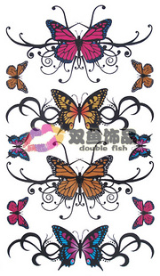 Tattoo Sticker Butterfly (Sold in per package of 30pcs)