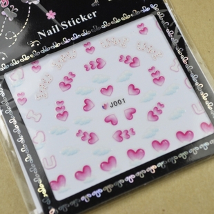Nail Sticker Heart (Sold in per package of 40pcs,assorted)