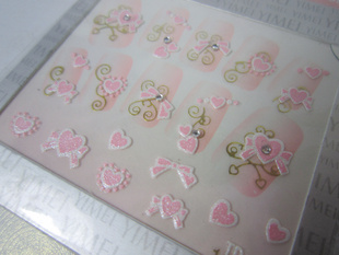 Nail Sticker Heart (Sold in per package of 20pcs,assorted)