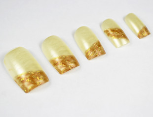 Gold Nail Tips (Sold in per package of 12pcs)