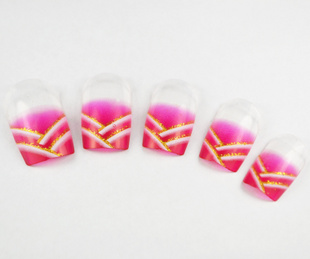 Peach Pink French Nail Tips (Sold in per package of 12pcs)