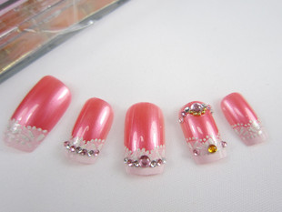Rose Nail Tips (Sold in per package of 24pcs)