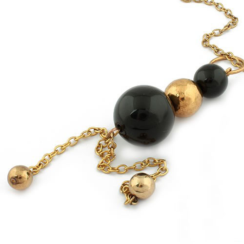 Retro Necklace Crystal Ball (Sold in per package of 25pcs,assorted colors)