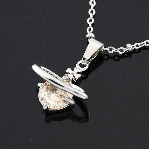 Zircon Necklaces (Sold in per package of 12pcs, assorted colors)