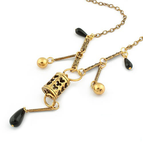 Retro Necklace (Sold in per package of 15pcs,assorted colors)