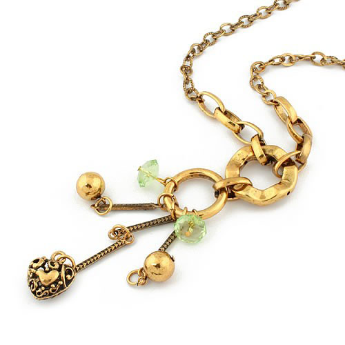 Retro Necklace (Sold in per package of 15pcs,assorted colors)