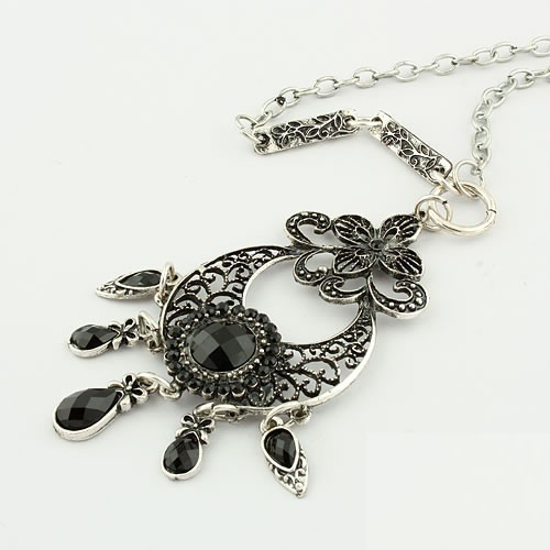 Retro Necklace (Sold in per package of 20pcs,assorted colors)