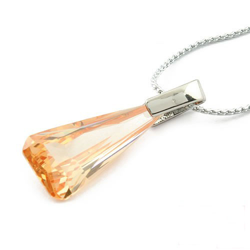 Zircon Necklaces (Sold in per package of 12pcs, assorted colors)