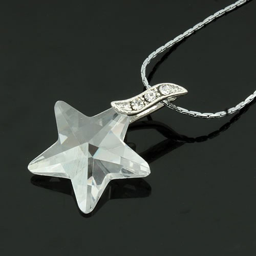 Zircon Necklaces (Sold in per package of 12pcs, assorted colors)