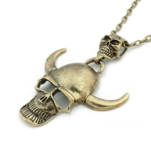 Retro Necklace Death's Heat (Sold in per package of 20pcs,assorted colors)