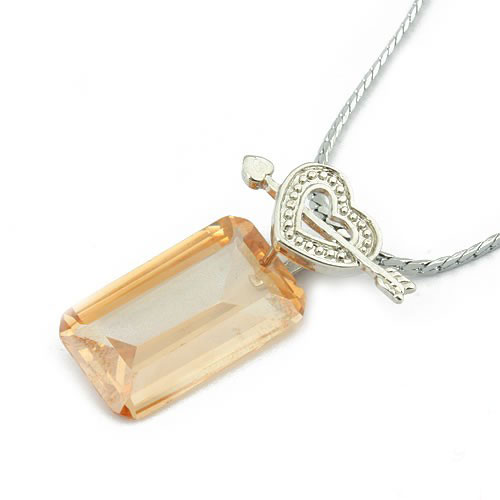 Zircon Necklaces (Sold in per package of 10pcs, assorted colors)