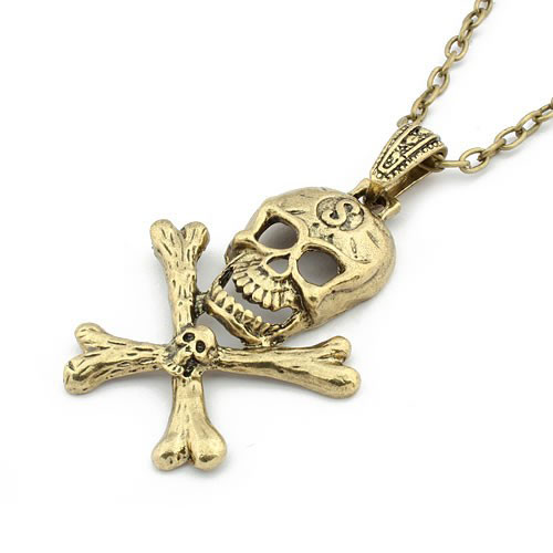 Retro Necklace Death's Heat (Sold in per package of 20pcs,assorted colors)