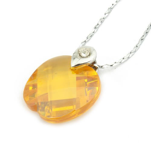 Zircon Necklaces (Sold in per package of 10pcs, assorted colors)