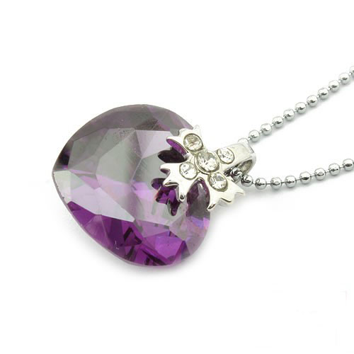 Zircon Necklaces (Sold in per package of 10pcs, assorted colors)