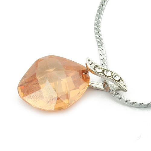 Zircon Necklaces (Sold in per package of 10pcs, assorted colors)