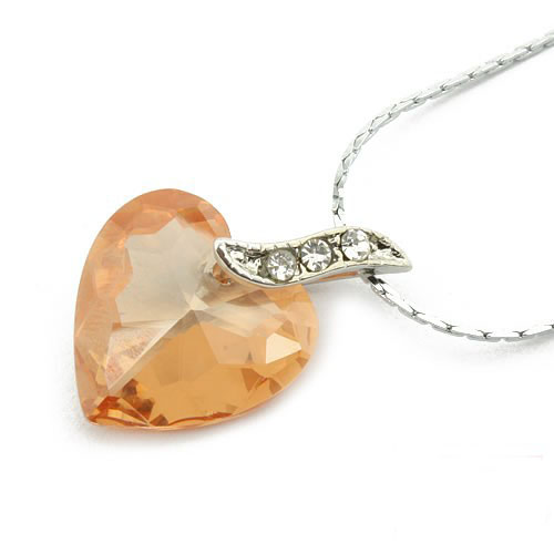 Zircon Necklaces (Sold in per package of 15pcs, assorted colors)