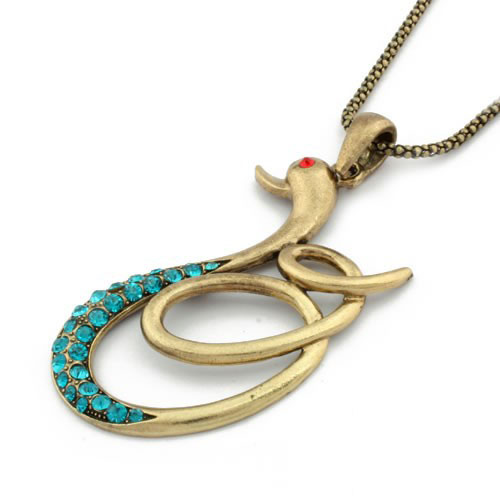 Retro Necklace Snake (Sold in per package of 20pcs,assorted colors)
