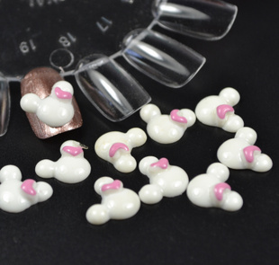 Lovely Bear Nail Art Decoration (Sold in per package of 300pcs)