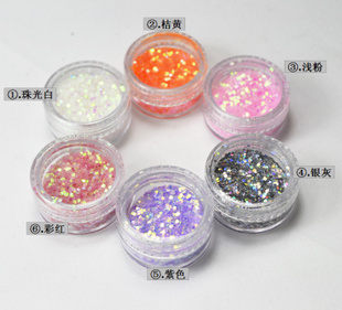 Shiny Nail Art Glitter Dust And Powder (Sold in per package of 50pcs,assorted colors)