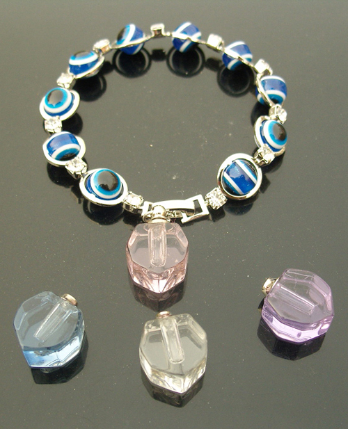Lucky Eye Bracelet With Crystal Vials(Assorted colors)