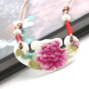 Ceramic Flower Necklaces (Assorted designs)