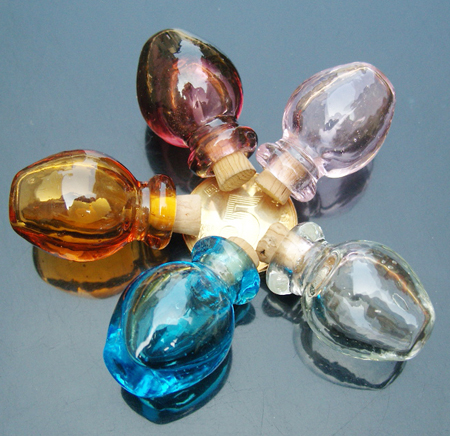 Murano Glass Essential Oil Vial Vase (18X27MM,0.5ML,assorted colors)