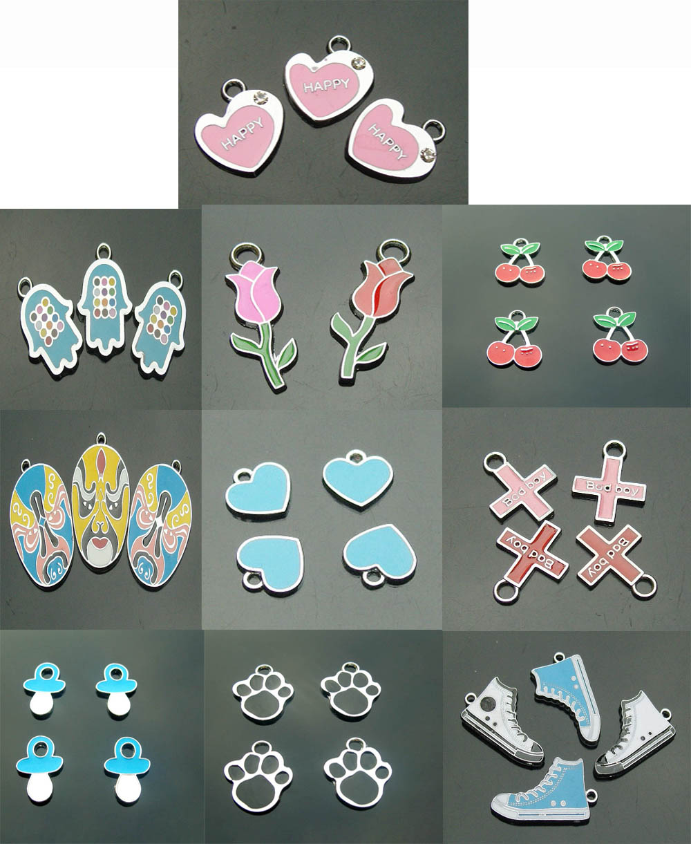 Alloy Charms(Sold in per package of 25 pcs,assorted designs)