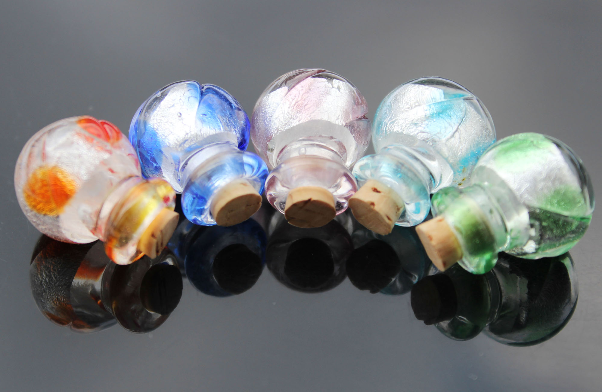 Murano Glass Essential Oil Vials (15MMx19MM)