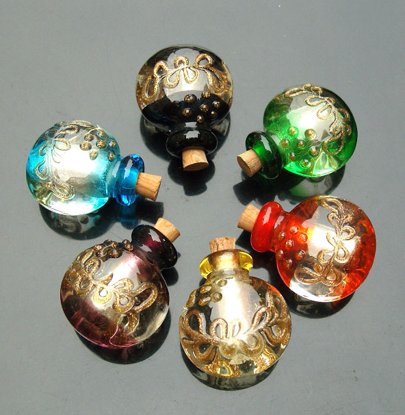 Murano Glass Essential Oil Vials (33MMx25MM)