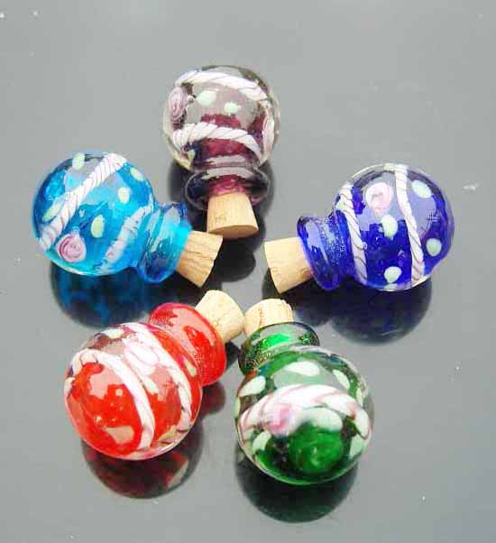 Murano Glass Essential Oil Vials (16MMx21MM)