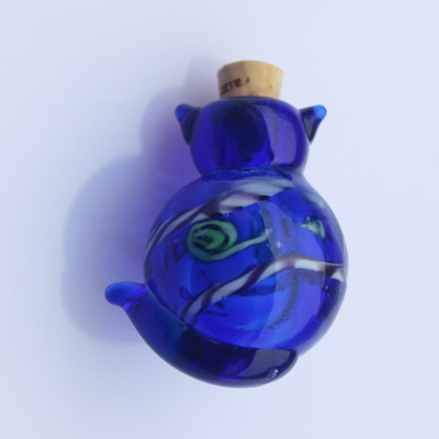 Murano Glass Essential Oil Vial Lovely Cat (19X27MM,0.25ML)