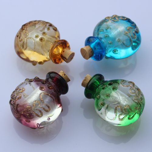 Murano Glass Essential Oil Vials (24X28MM,0.25ML)