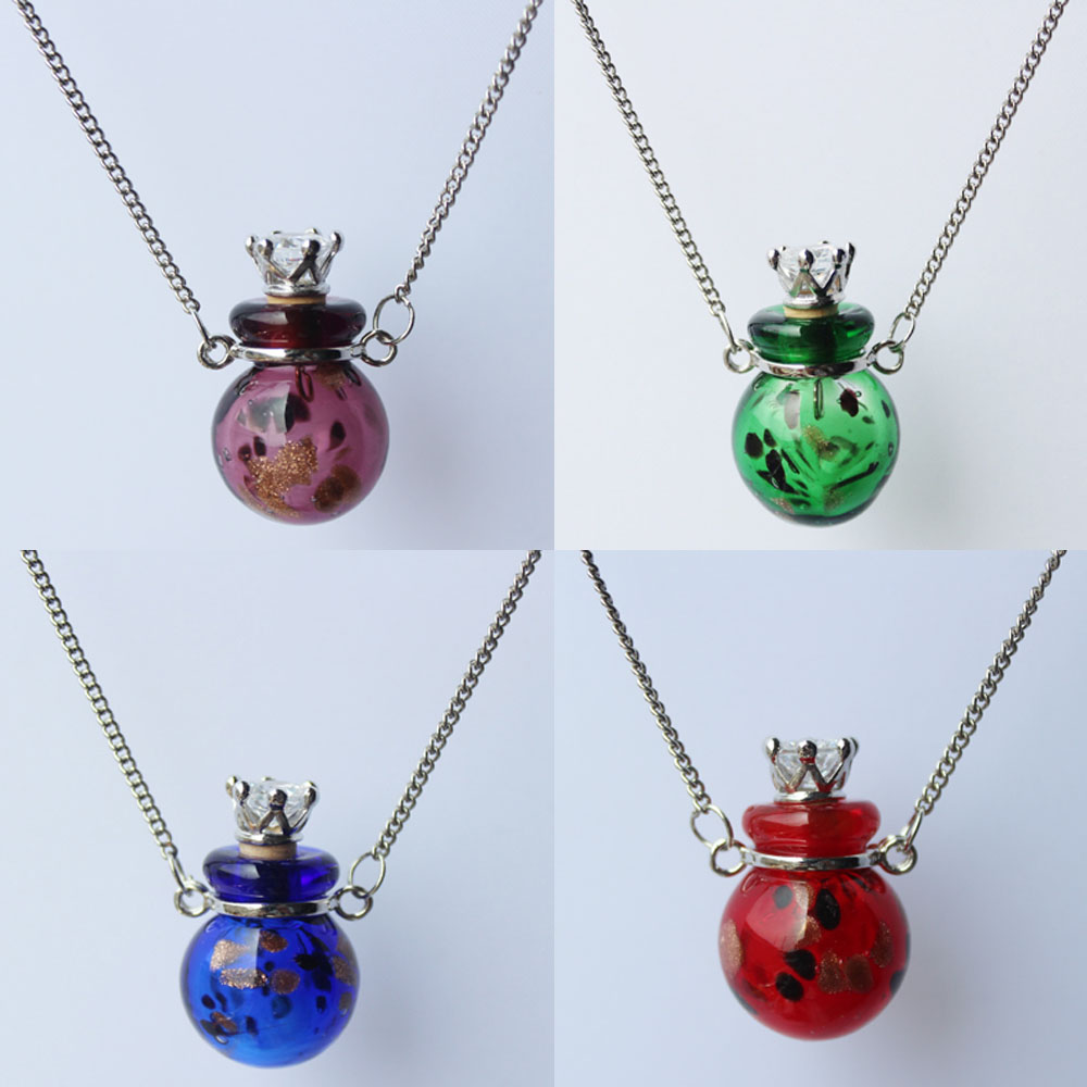 Murano Glass Perfume Necklaces (with cord)