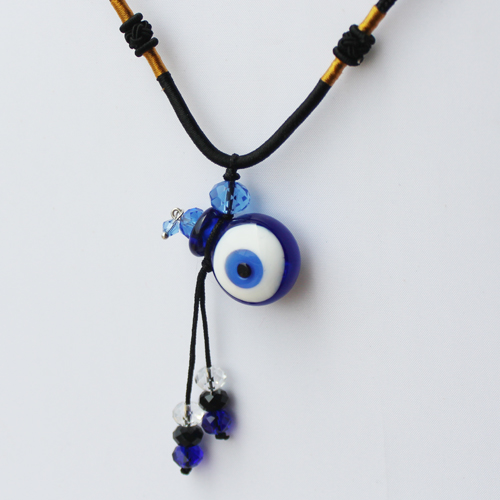 Murano Glass Perfume Lucky Eye Necklaces (with cord)