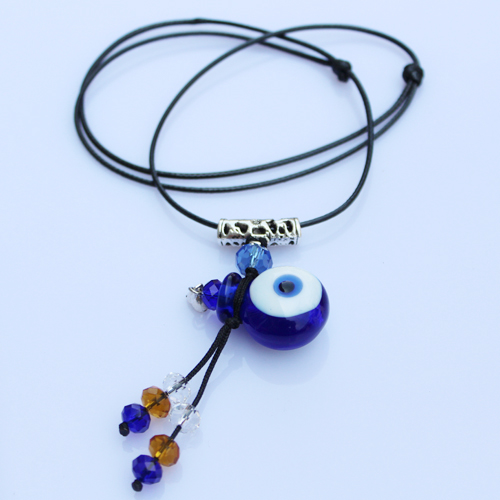 Murano Glass Perfume Lucky Eye Necklaces (with cord)